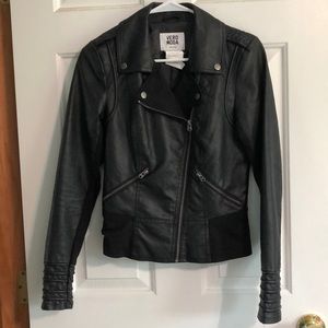 Faux leather jacket